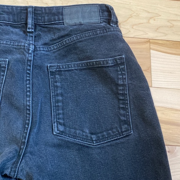 Frank & Oak distressed Faded Black Denim Jeans - Picture 15 of 16